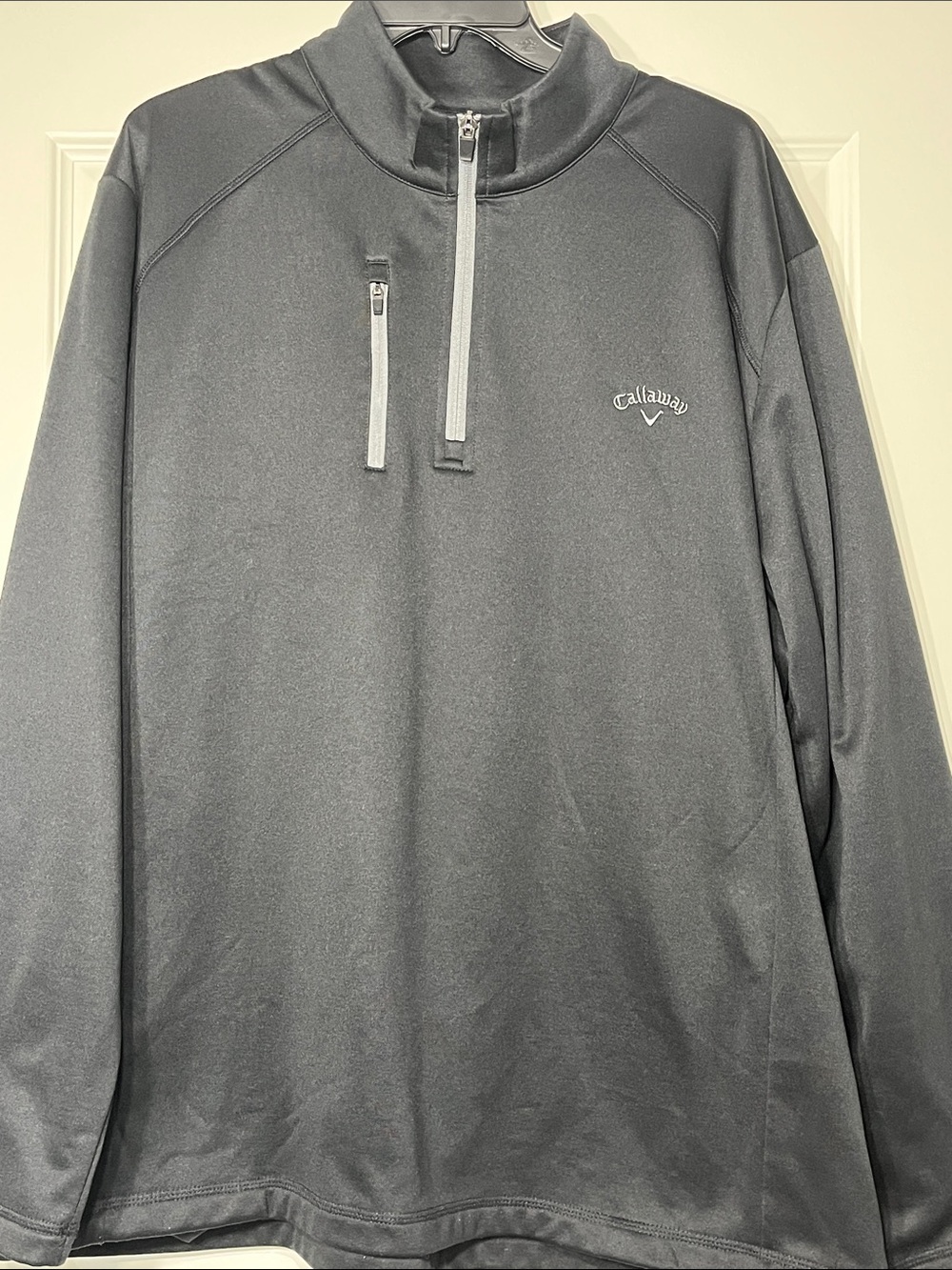 Callaway Golf 1/4 Zip Performance Pullover XXL Gray Long Sleeve Pocket